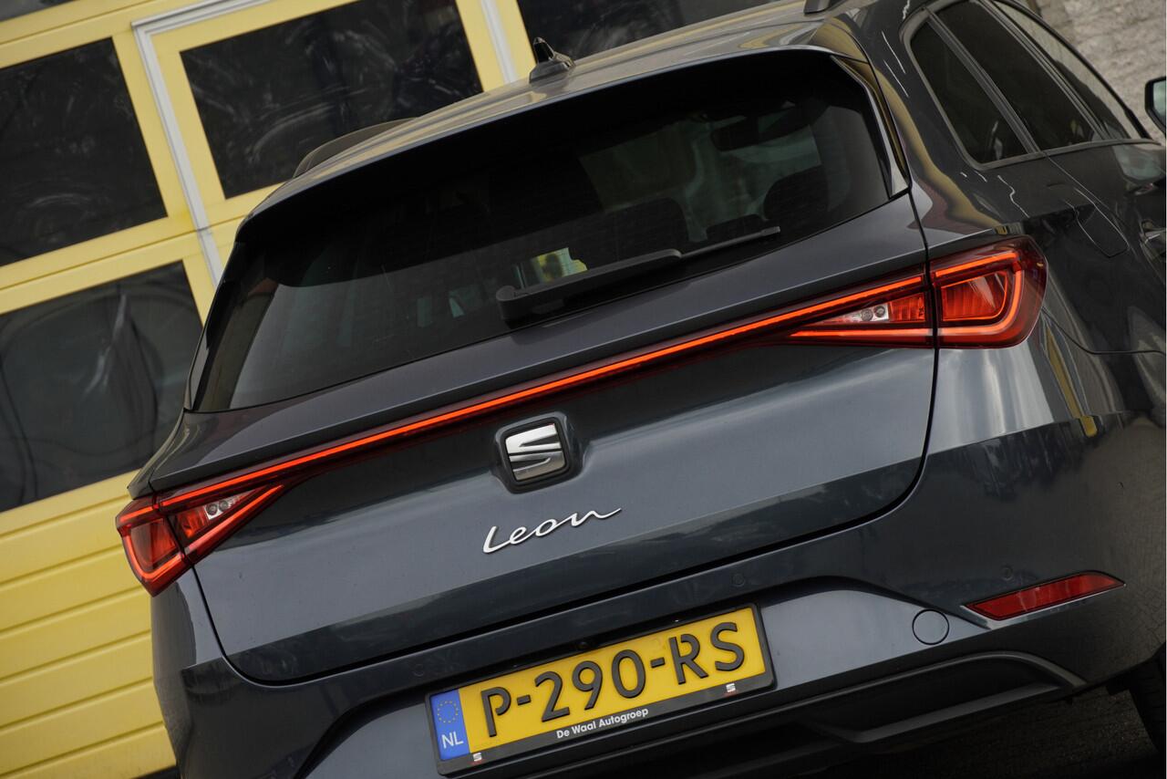 Seat LEON Sportstourer 1.0 TSI Style Business Intense BJ2022 Lmv 16" | Led V+A | Pdc | Navi | Achteruitrijcamera | App-Connect | Virtual cockpit | Climate control | Cruise control | Extra getint glas