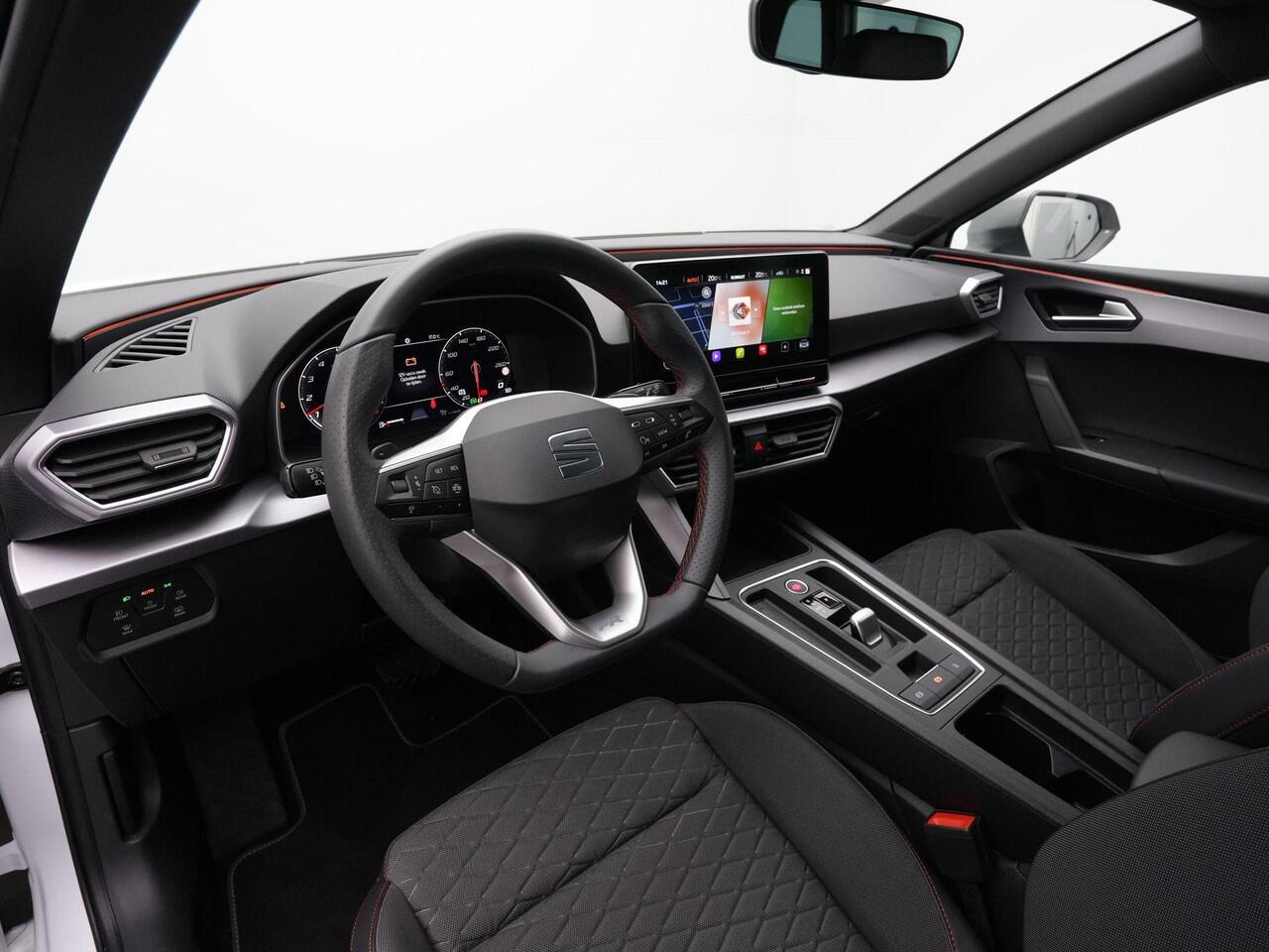 Seat LEON Sportstourer 1.0 eTSI 110 pk DSG FR Business Intense | Achteruitrijcamera | Navigatie | Adaptive Cruise | Side Assist