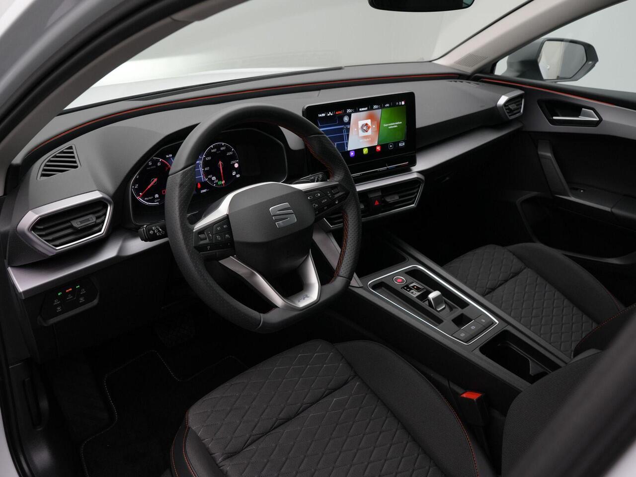 Seat LEON Sportstourer 1.5 eTSI 150 pk DSG FR Business Intense | Stuur-/stoelverwarming | Achteruitrijcamera | Navigatie