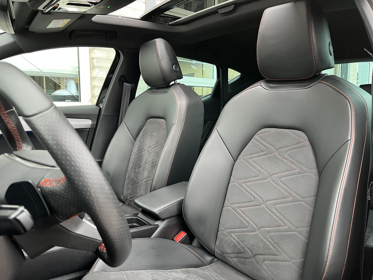 Seat LEON 1.4 TSI eHybrid PHEV FR Business Intense / AUTOMAAT/ KEYLESS/ FULL LINK/ PARK. SENSOREN + CAMERA/ LED/ ELEKTR. STOEL/ STUUR VERWARM./ KEYLESS/ NAVI/ 18" LMV