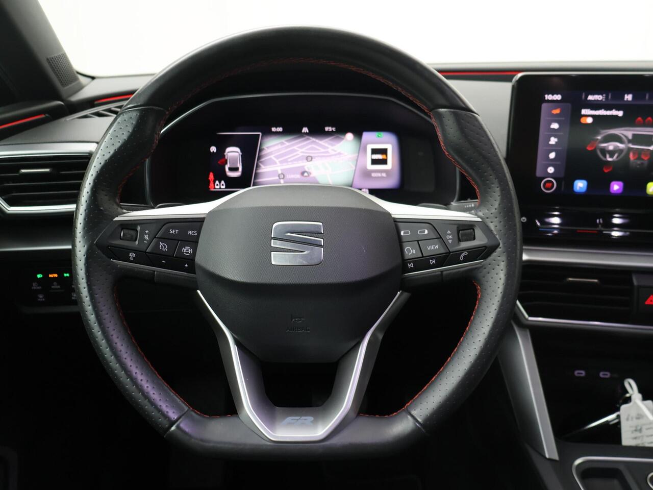 Seat LEON Sportstourer 1.5 eTSI FR Launch Edition | 150 PK | Automaat | Adaptive cruise control | Apple Carplay/Android Auto | 18" LM velgen |