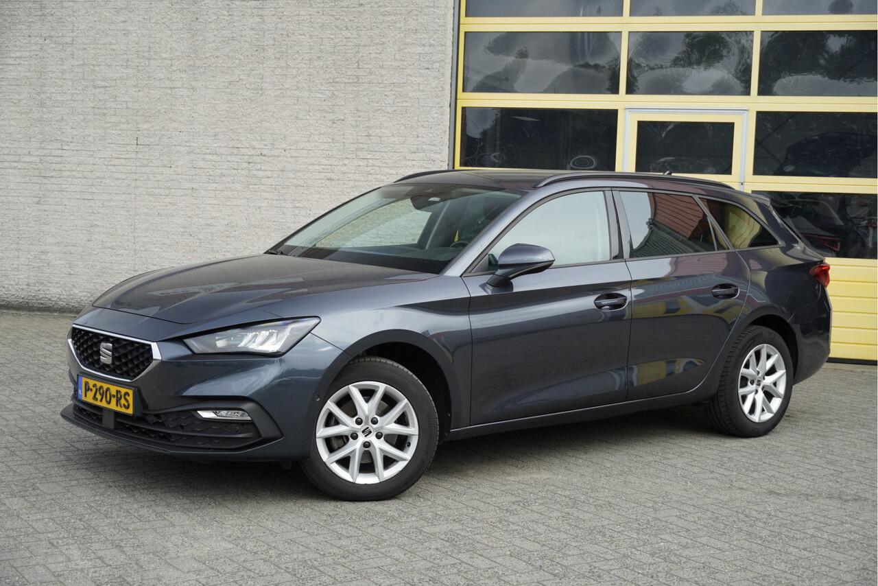 Seat LEON Sportstourer 1.0 TSI Style Business Intense BJ2022 Lmv 16" | Led V+A | Pdc | Navi | Achteruitrijcamera | App-Connect | Virtual cockpit | Climate control | Cruise control | Extra getint glas
