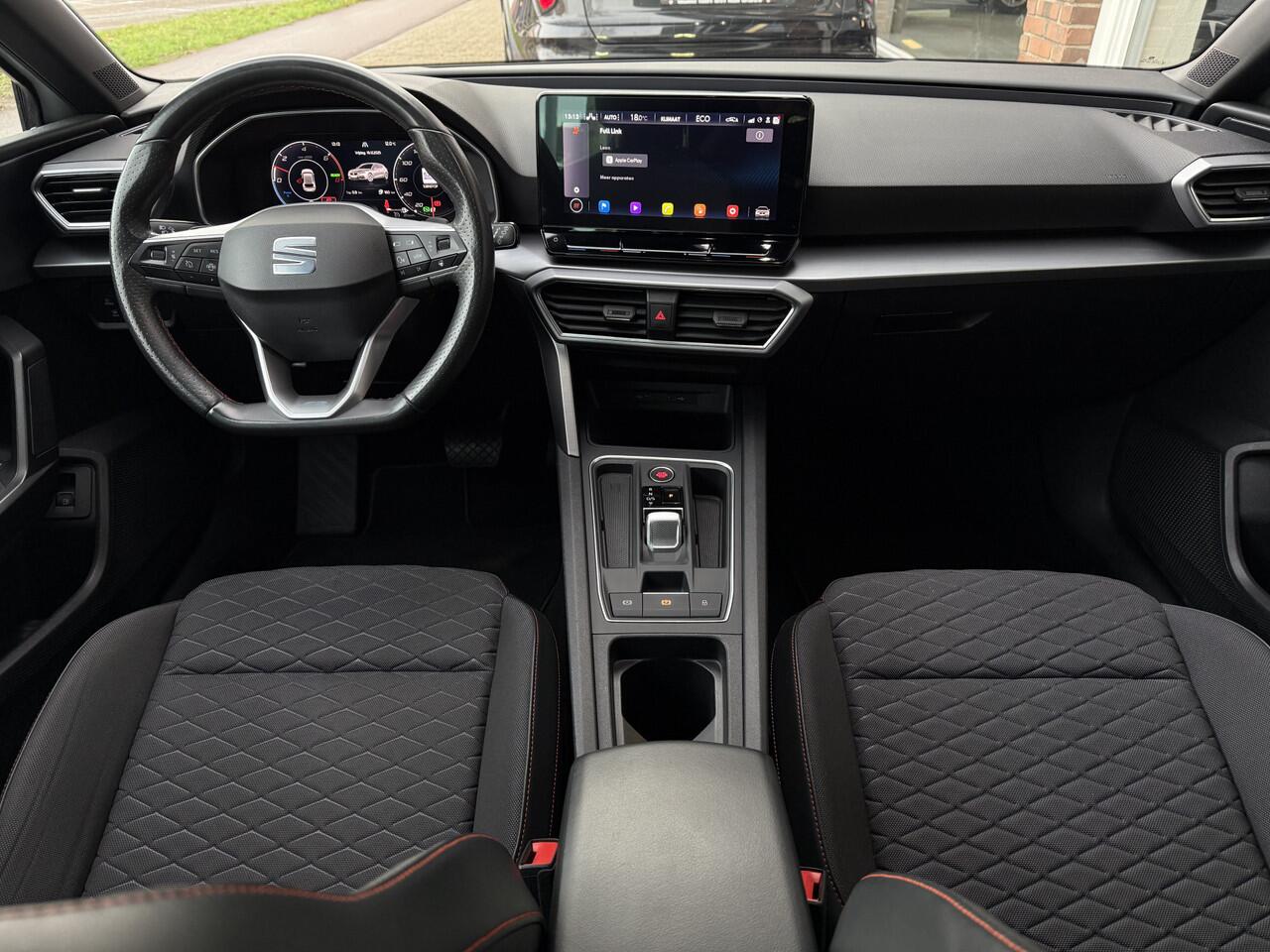 Seat LEON 1.4 TSI eHybrid PHEV FR | Apple Carplay/Android Auto | 19 inch velgen | stuurverwarming |