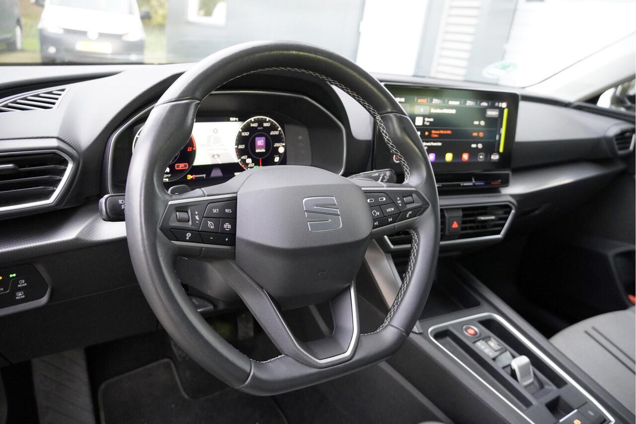Seat LEON Sportstourer 1.5 eTSI 150PK! Automaat Style Launch Edition BJ2020 Lmv 16" | Led | Pdc | Navi | Achteruitrijcamera | App-Connect | Virtual cockpit | Climate control | Cruise control | Extra getint glas