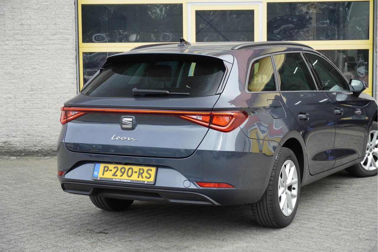 Seat LEON Sportstourer 1.0 TSI Style Business Intense BJ2022 Lmv 16" | Led V+A | Pdc | Navi | Achteruitrijcamera | App-Connect | Virtual cockpit | Climate control | Cruise control | Extra getint glas