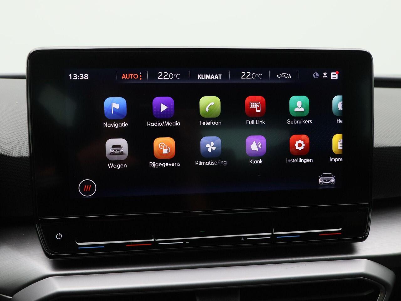 Seat LEON 1.5 TSi 150 Pk FR Business | Full LED | Adaptive Cruise | Trekhaak | Sensoren | Privacy Glass | Navigatiesysteem | 17 Inch | 60.393 Km!!