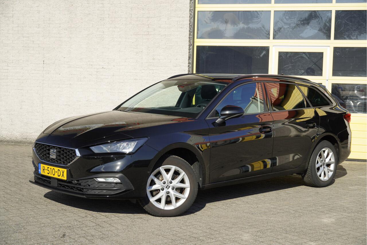 Seat LEON Sportstourer 1.0 TSI Style Business Intense BJ2022 Lmv 16" | Led | Pdc | Navi | Achteruitrijcamera | App-Connect | Virtual cockpit | Climate control | Cruise control | Extra getint glas
