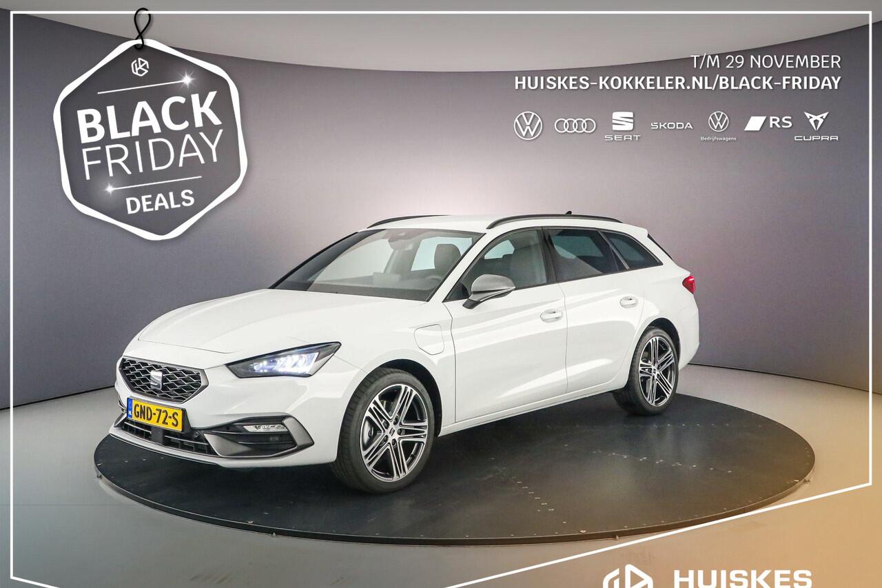 Seat LEON Sportstourer FR First Edition 1.5 TSI eHybrid 204pk DSG Automaat 130km elektrische range Adaptive cruise control, Navigatie, Achteruitrijcamera, App connect, LED verlichting, Airco, Parkeersensoren
