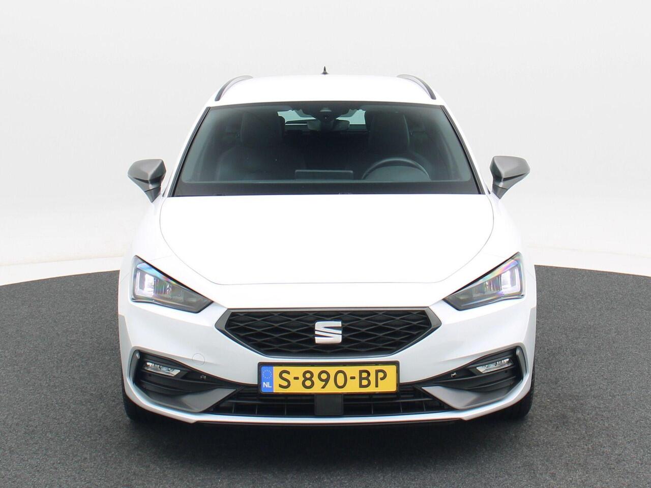Seat LEON Sportstourer 1.0 eTSi 110 Pk Automaat FR Business | LED | Virtual Cockpit | Navigatie | Climate | Lane Assist | PDC achter | 17 Inch | 78.647 Km!!