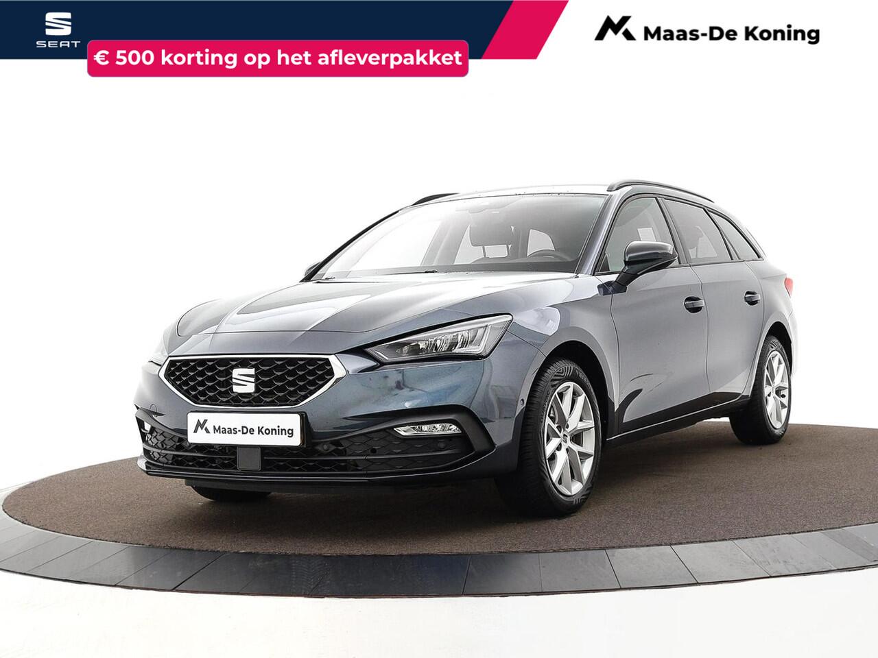 Seat LEON Sportstourer 1.0 TSI 110pk Style Business Intense · Apple/Android Car Play · Camera · Navigatie · P-Sensoren · Park Assist · 16'' Inch · Garantie t/m 10-10-2027 of 100.000km