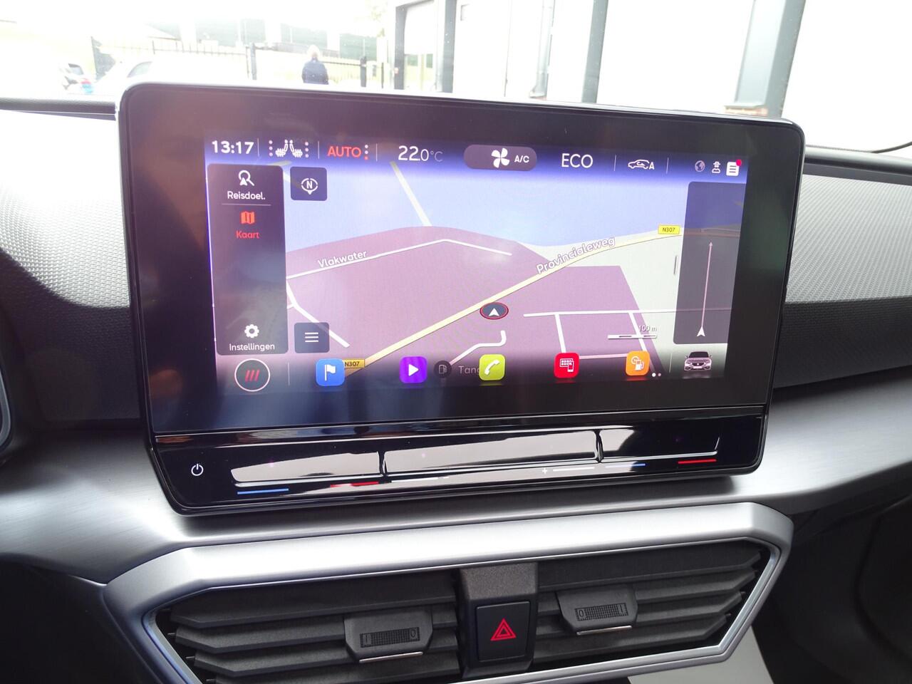 Seat LEON 1.4 TSI eHybrid PHEV FR Business Intense AUTOMAAT | PANORAMADAK | STUUR-STOELVERWARMING | NAVIAGATIE | ACHTERUIT RIJ CAMERA | LED PAKKET | VOLLEDIG DIGITAAL INSTRUMENTENPANEEL | DAB | KEYLESS ENTRY |