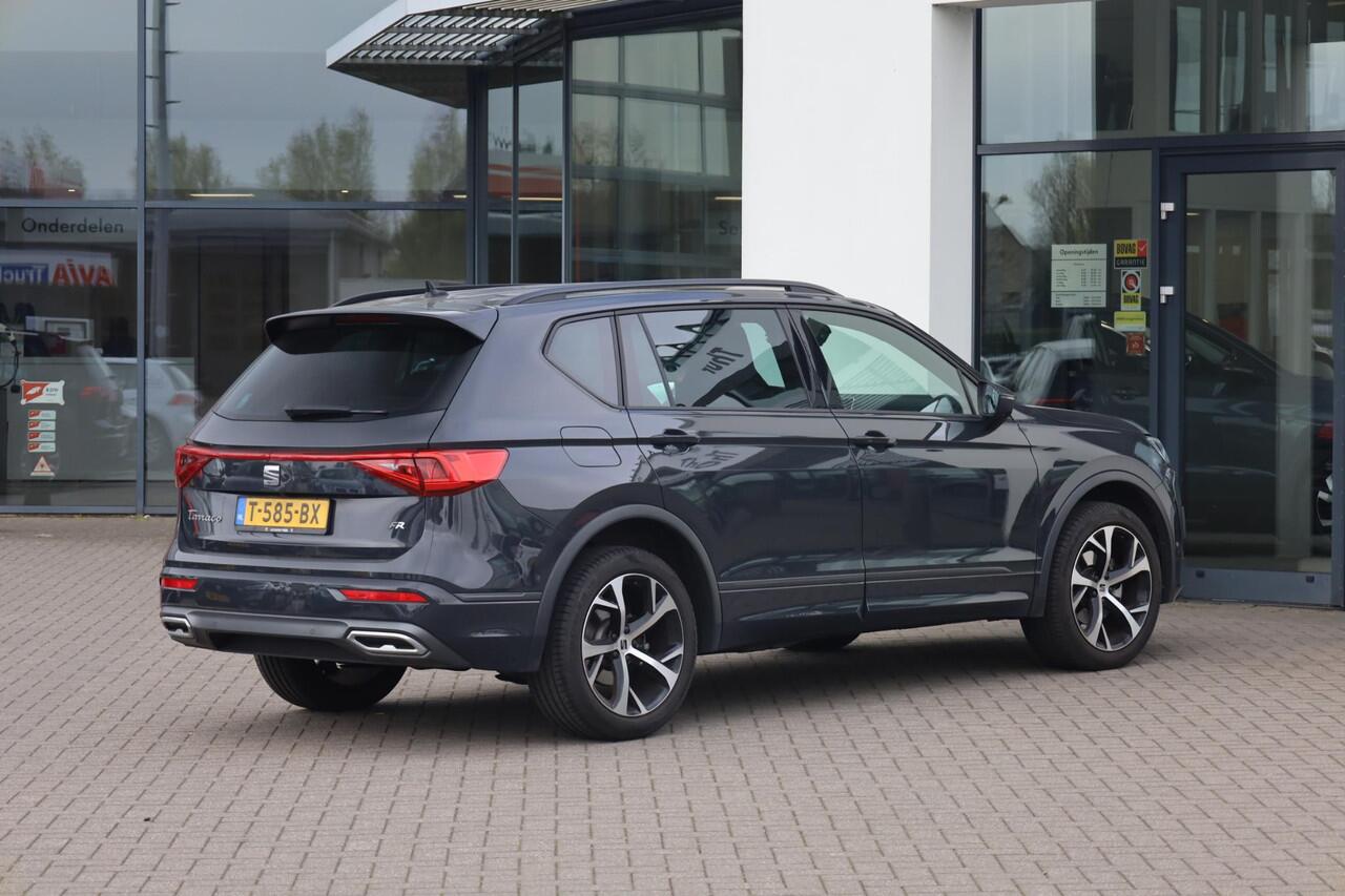 Seat Tarraco 1.5 TSI FR Business Intense 150PK / 110kW DSG, NL auto 1e eigenaar, alarm klasse III, dodehoek sensor (side assist), elektrische achterklep (easy open), keyless start & entry, navigatie, 19" 'Cosmo Grey' LMV, rondomzicht camera (360 graden), adaptieve cru