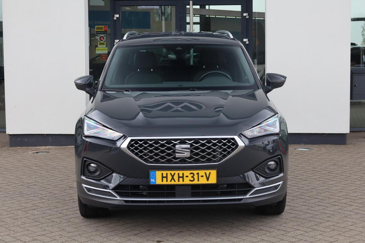 Seat Tarraco 1.4 TSI e-Hybrid PHEV Xperience Business Intense PL ¤691 p/m* 150PK / 110kW achteruitrijcamera elektrische achterklep zwarte dakhemel leder / alcantara digital cockpit navigatie privacy glas draadloos carplay ACC dealer onderhouden