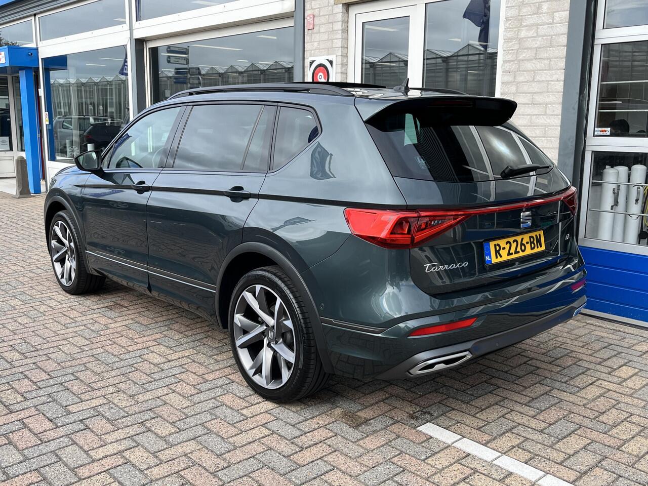 Seat Tarraco 1.5 TSI FR Business Intense / AUTOMAAT/ BEATS/ PANO/ TREKHAAK/ 360 CAMERA/ PARK. SENSOREN/ MEMORY SEATS/ STOEL EN STUURVERWARM./ VIRTUAL COCKPIT/ NAVI/ CLIMA/ 20" LMV