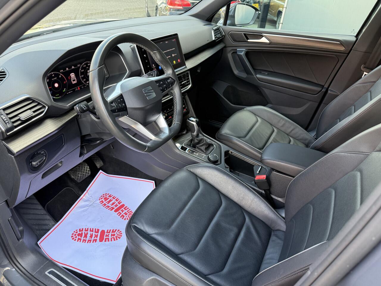 Seat Tarraco BWJ 2021 1.4 TSI e-Hybrid 150 PK PHEV Xcellence AUTOMAAT | NW APK | STOELVERW. VOOR + ACHTER | FULL LED | LEER | ADAPTIVE CRUISE | ELKETR. ACHTERKLEP | NAVI | CLIMA | CARPLAY + ANDROID | LMV | PDC