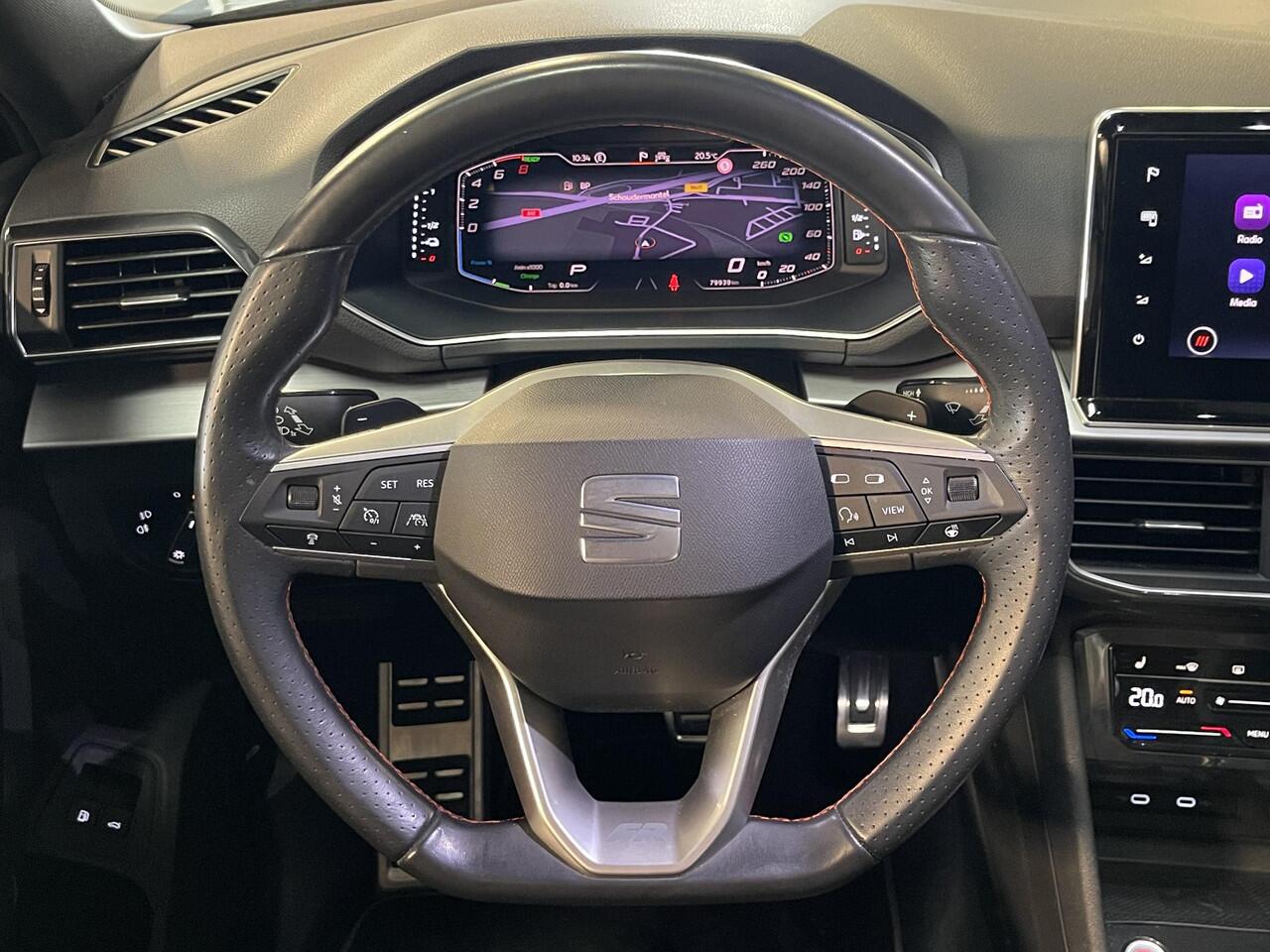 Seat Tarraco 1.4 TSI e-Hybrid PHEV FR Business Intense 20"/Panoramadak/Elektrische klep/Virtual Cockpit/360 Camera/Stuur + stoelverwarming v+a/LED/Apple Carplay & Android Auto