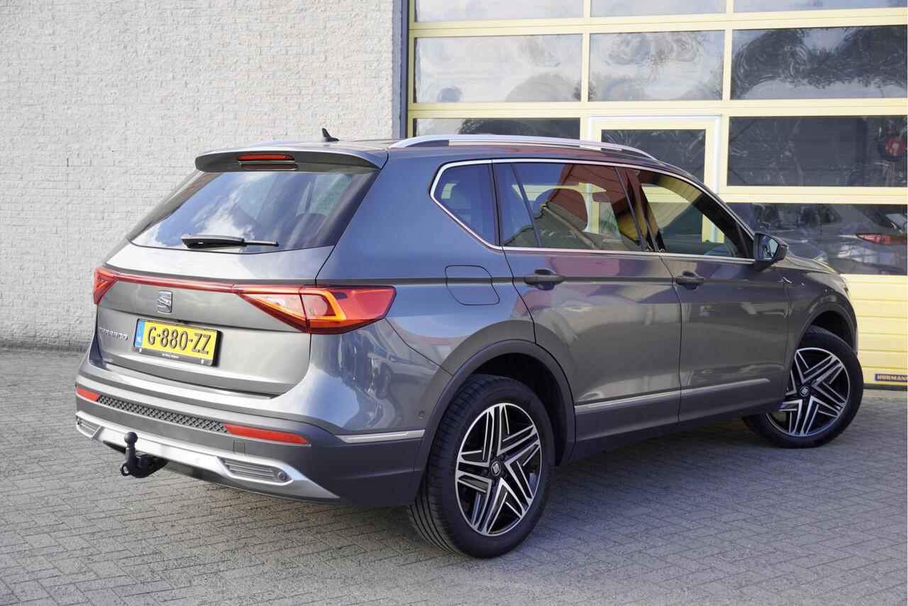 Seat Tarraco 1.5 TSI 150PK! Xcellence Limited Edition BJ2020 Lmv 19" | Pdc | Navi | Achteruitrijcamera | Elek. trekhaak | Elek. achterklep | App-Connect | Beats Audio | Virtual cockpit | Dashboard verlichting | Climate control | Cruise control | Zwarte hemel