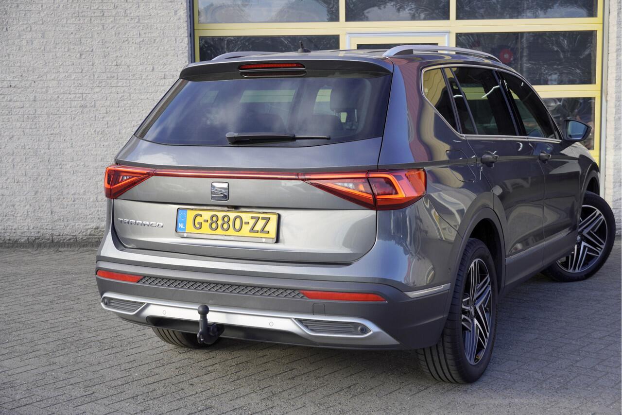 Seat Tarraco 1.5 TSI 150PK! Xcellence Limited Edition BJ2020 Lmv 19" | Pdc | Navi | Achteruitrijcamera | Elek. trekhaak | Elek. achterklep | App-Connect | Beats Audio | Virtual cockpit | Dashboard verlichting | Climate control | Cruise control | Zwarte hemel