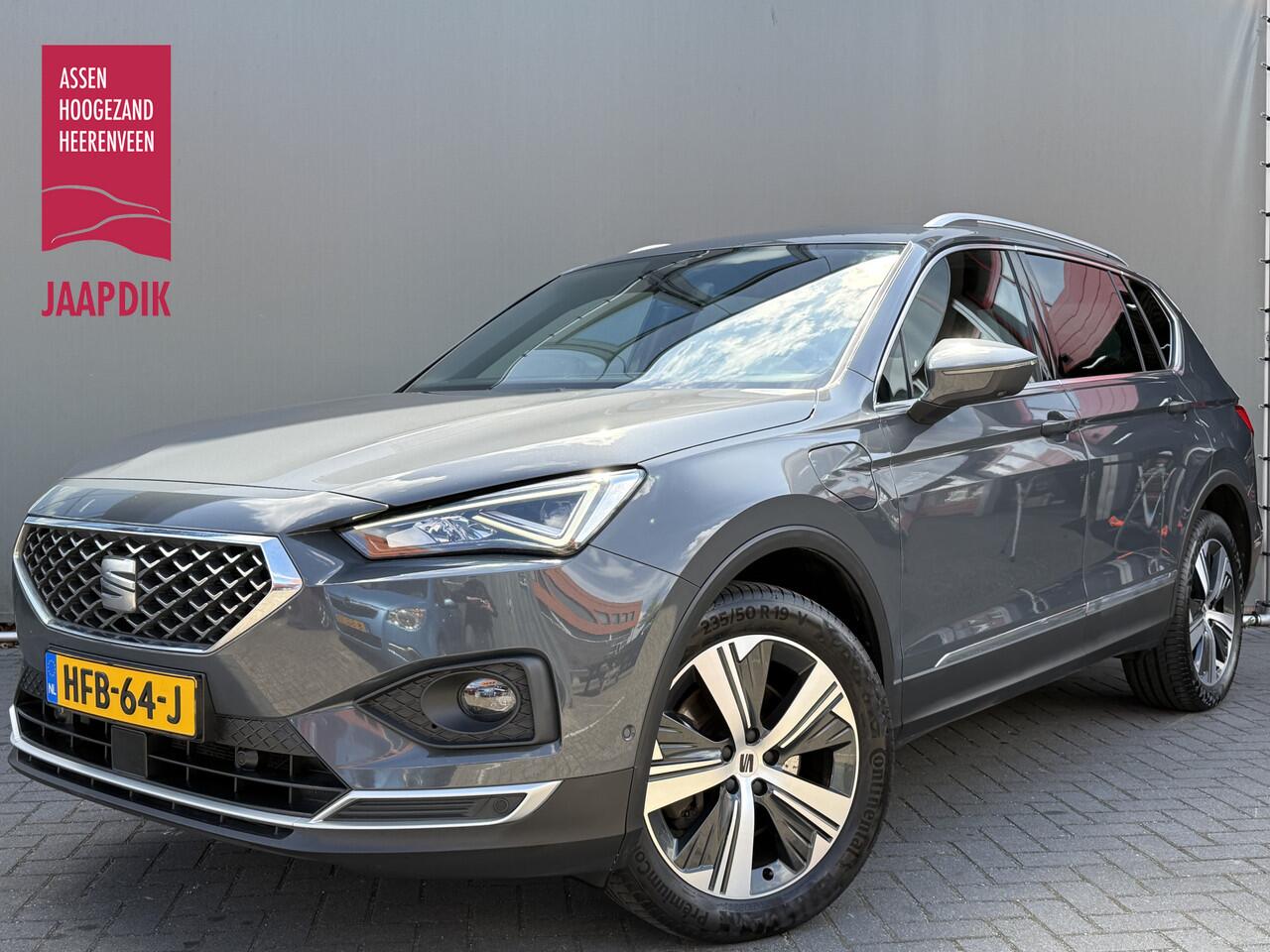 Seat Tarraco BWJ 2021 1.4 TSI e-Hybrid 150 PK PHEV Xcellence AUTOMAAT | NW APK | STOELVERW. VOOR + ACHTER | FULL LED | LEER | ADAPTIVE CRUISE | ELKETR. ACHTERKLEP | NAVI | CLIMA | CARPLAY + ANDROID | LMV | PDC