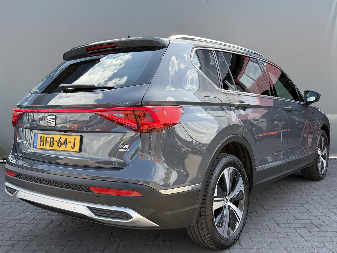 Seat Tarraco BWJ 2021 1.4 TSI e-Hybrid 150 PK PHEV Xcellence AUTOMAAT | NW APK | STOELVERW. VOOR + ACHTER | FULL LED | LEER | ADAPTIVE CRUISE | ELKETR. ACHTERKLEP | NAVI | CLIMA | CARPLAY + ANDROID | LMV | PDC