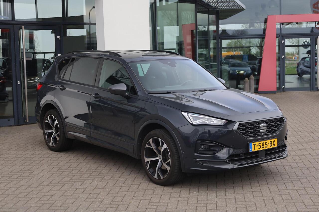 Seat Tarraco 1.5 TSI FR Business Intense 150PK / 110kW DSG, NL auto 1e eigenaar, alarm klasse III, dodehoek sensor (side assist), elektrische achterklep (easy open), keyless start & entry, navigatie, 19" 'Cosmo Grey' LMV, rondomzicht camera (360 graden), adaptieve cru