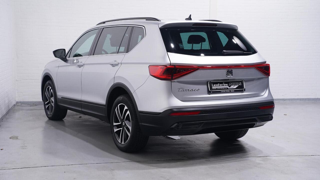 Seat Tarraco 1.5 TSI Style 7p. Navi Camera 7-Zits Apple carplay NAP Virtual cockpit El. achterklep Rijklaar!