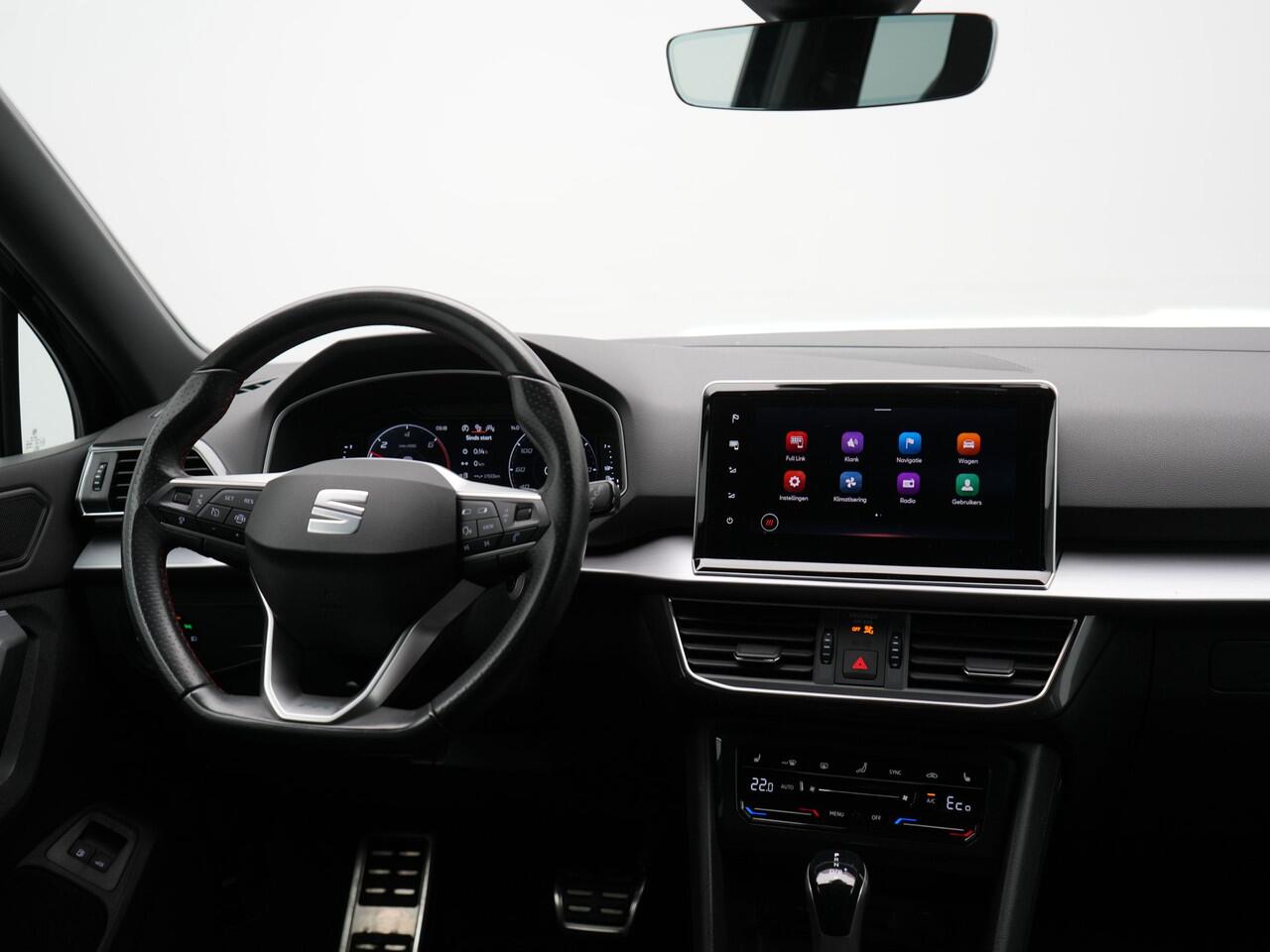 Seat Tarraco 1.4 TSI e-Hybrid FR Plug In Hybrid 245pk Dealer O.H. PHEV | Adaptive Cruise | Camera | Alcantara Sportstoelen Memory & Verwarmd | Apple Carplay | Keyless | Blis | Virtual | Navigatie | DAB | 20" L.M |