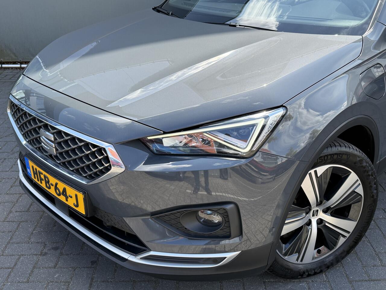 Seat Tarraco BWJ 2021 1.4 TSI e-Hybrid 150 PK PHEV Xcellence AUTOMAAT | NW APK | STOELVERW. VOOR + ACHTER | FULL LED | LEER | ADAPTIVE CRUISE | ELKETR. ACHTERKLEP | NAVI | CLIMA | CARPLAY + ANDROID | LMV | PDC