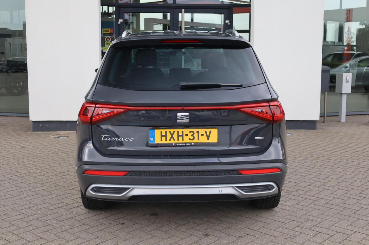 Seat Tarraco 1.4 TSI e-Hybrid PHEV Xperience Business Intense PL ¤691 p/m* 150PK / 110kW achteruitrijcamera elektrische achterklep zwarte dakhemel leder / alcantara digital cockpit navigatie privacy glas draadloos carplay ACC dealer onderhouden