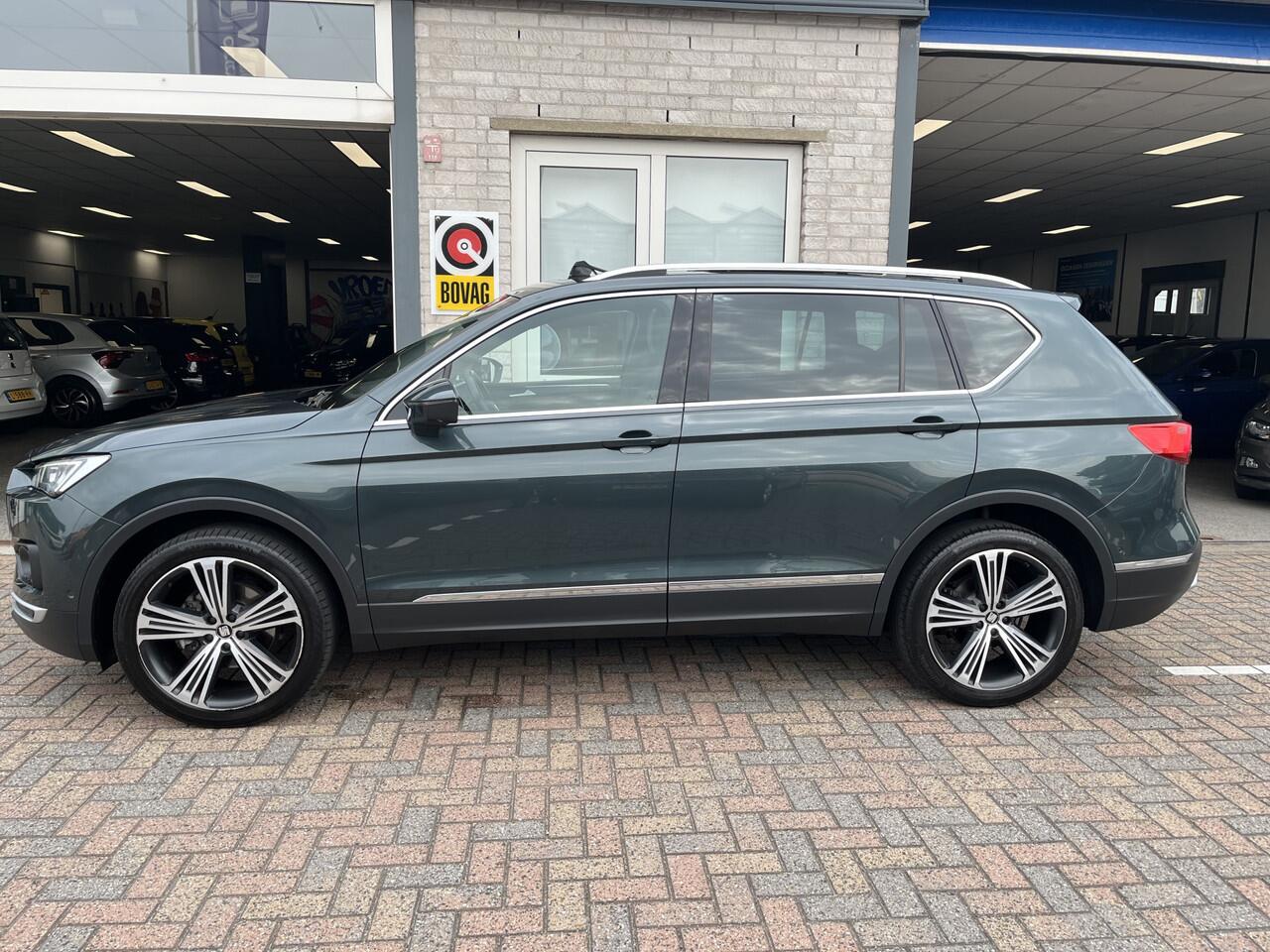 Seat Tarraco 1.5 TSI Xcellence / AUTOMAAT/ TREKHAAK/ PANO/ BEATS AUDIO/ LEDER/ ELEKTR. STOEL/ CAMERA/ PARK. SENSOREN/ LED/ 20" LMV/ ADAPT CRUISE/ DIGITAL DASH/ NAVI/ RIJ-MODI/ CLIMA/ FULL LINK/ SPRAAKBEDIENING