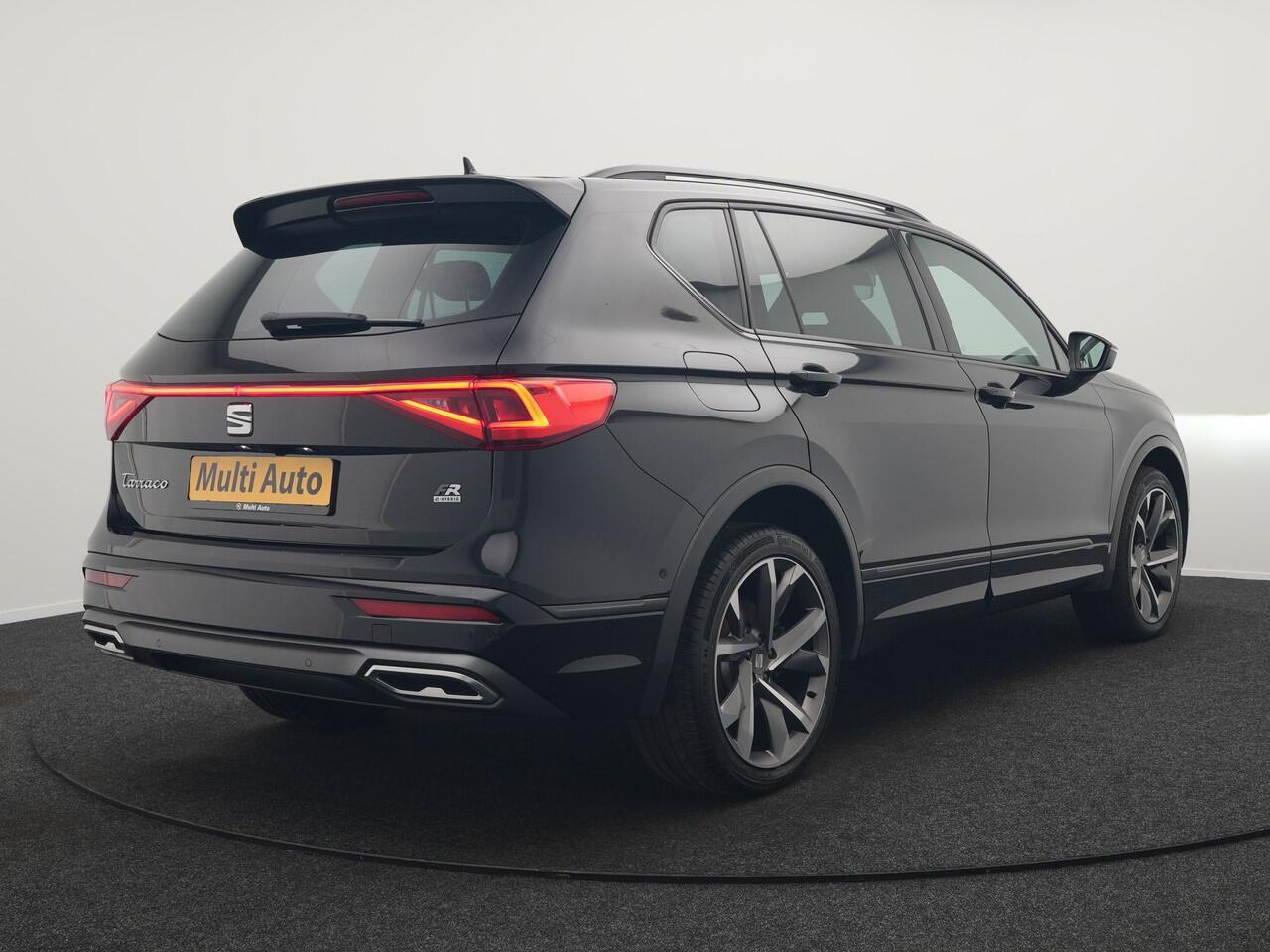 Seat Tarraco 1.4 TSI e-Hybrid FR Plug In Hybrid 245pk Dealer O.H. PHEV | Adaptive Cruise | Camera | Alcantara Sportstoelen Memory & Verwarmd | Apple Carplay | Keyless | Blis | Virtual | Navigatie | DAB | 20" L.M |