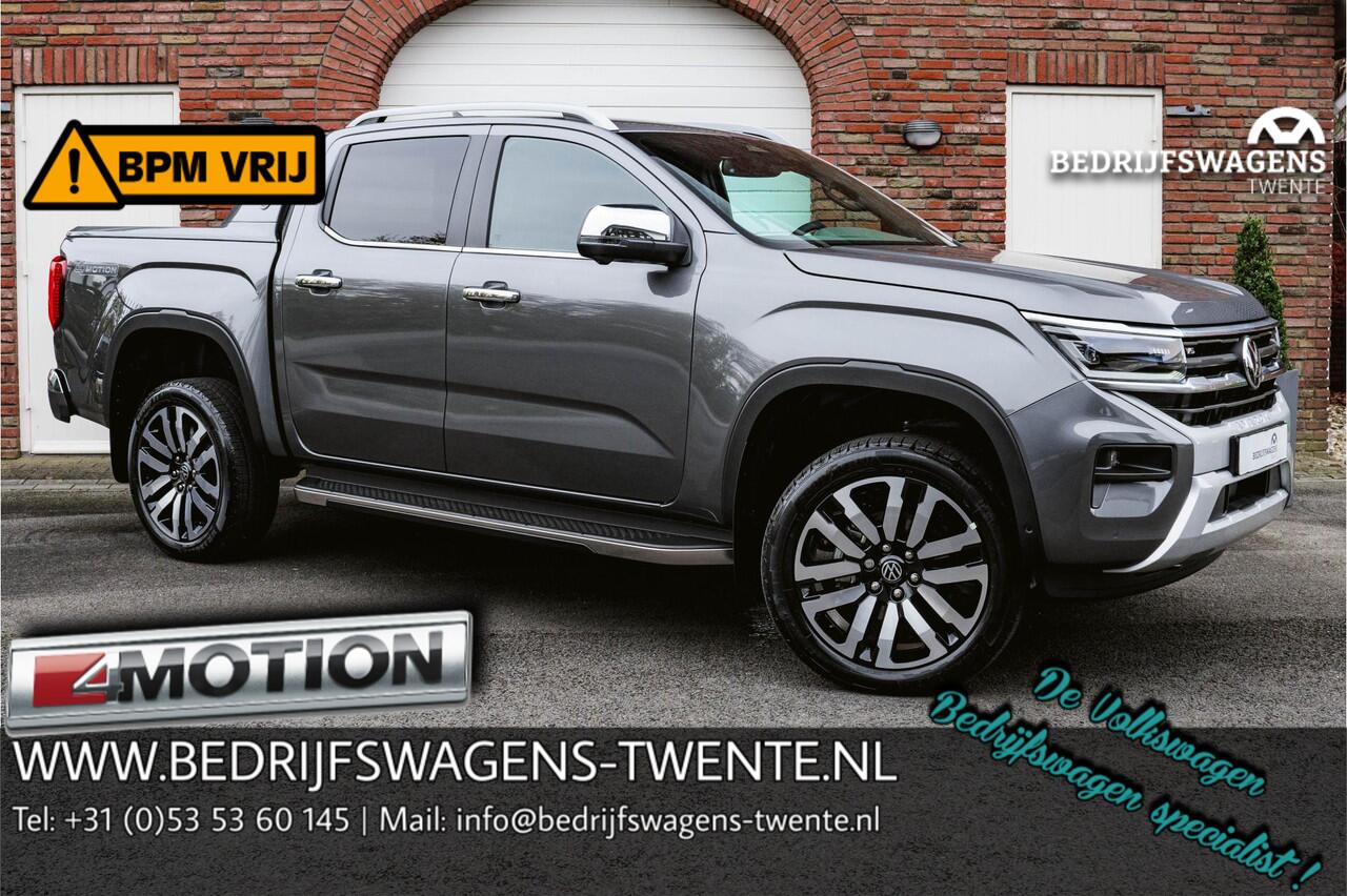 Volkswagen AMAROK 3.0 TDI V6 240PK 4-Motion Aventura ROLLO Elektr. IQ LED | Side Steps | Elek Rolkoffer | 2-zits. |