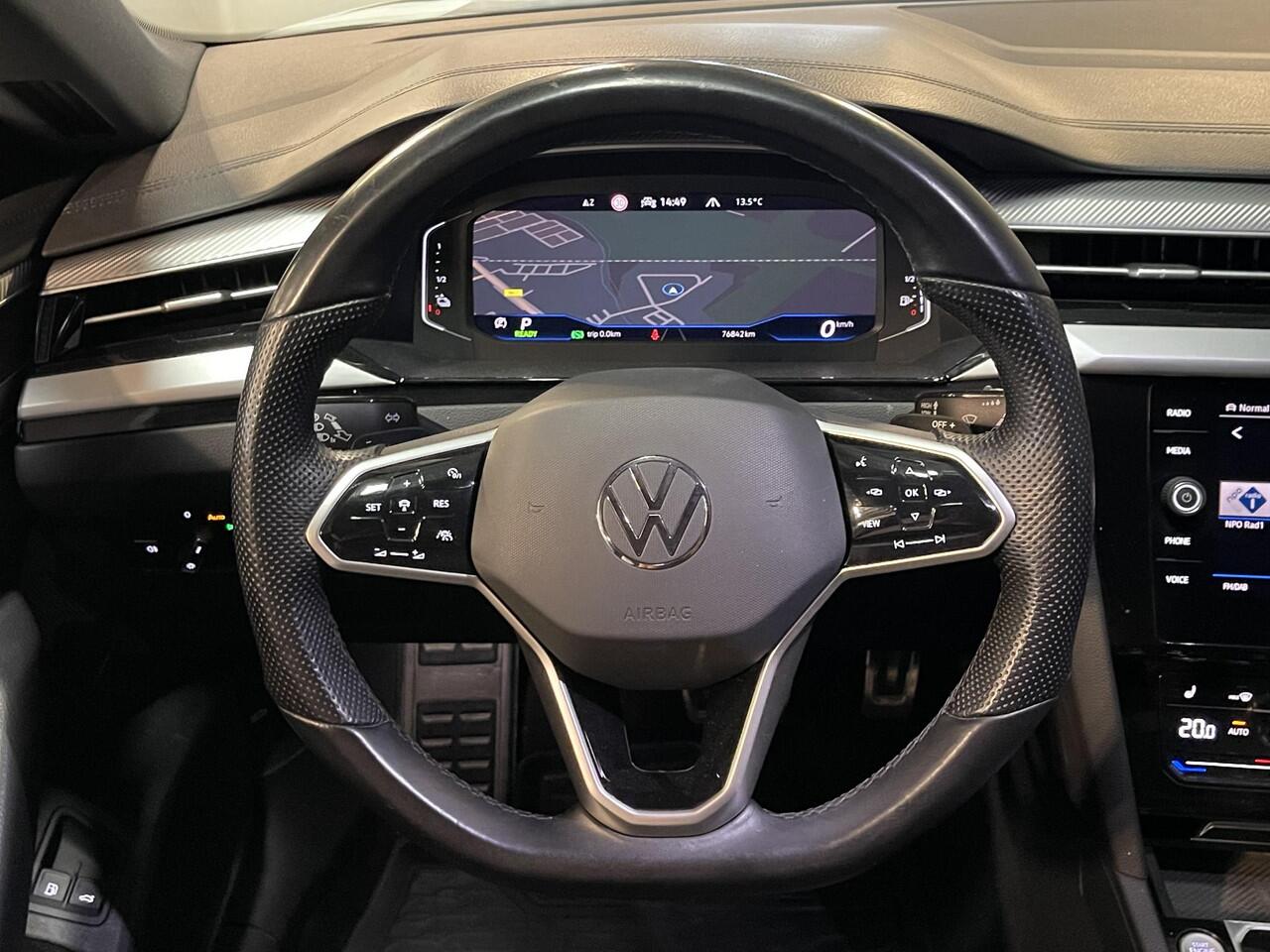 Volkswagen Arteon Shooting Brake 1.4 TSI eHybrid R-Line Business+ 18"/Trekhaak/Standkachel/Stoelverwarming v+a/LED+/Camera/PDC v+a/Dynamic Chassis/Apple Carplay & Android Auto