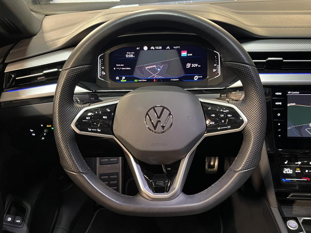 Volkswagen Arteon Shooting Brake 1.4 TSI eHybrid R-Line Business 19"/Panoramadak/Sportstoelen + leder + memory/Standkachel/Stoelverwarming/Elektrische klep/Dodehoek