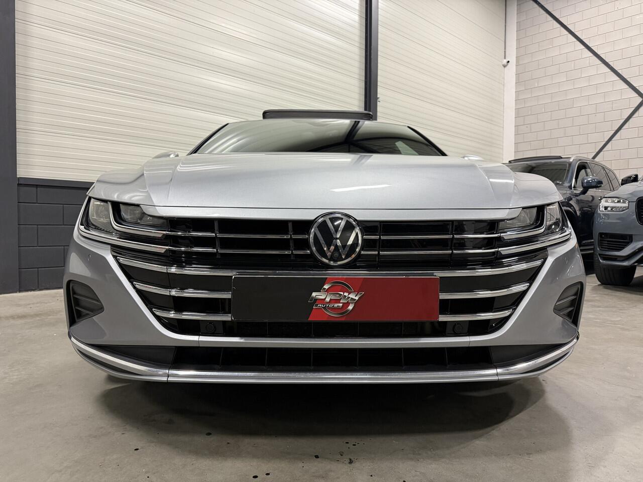 Volkswagen Arteon Shooting Brake 1.4 TSI eHybrid PANO/TREKHAAK/TWO-TONE LEER/TREKHAAK/360CAMERA/ACC/18"MUSCAT/CARPLAY/STANDKACHEL/SFEER/VIRTUAL/MATRIX/DONKERE HEMEL/NET OH BEURT GEHAD!!