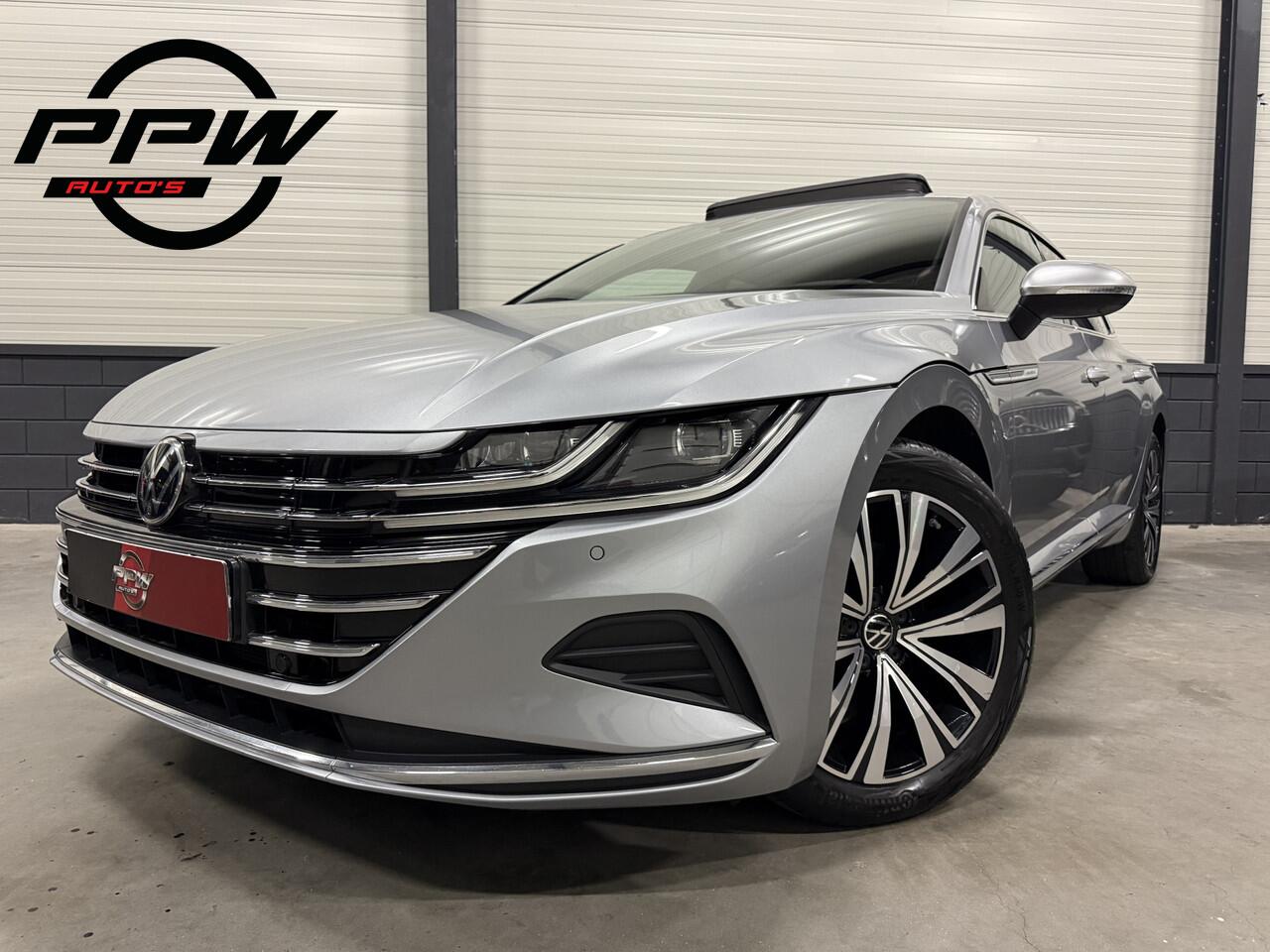 Volkswagen Arteon Shooting Brake 1.4 TSI eHybrid PANO/TREKHAAK/TWO-TONE LEER/TREKHAAK/360CAMERA/ACC/18"MUSCAT/CARPLAY/STANDKACHEL/SFEER/VIRTUAL/MATRIX/DONKERE HEMEL/NET OH BEURT GEHAD!!