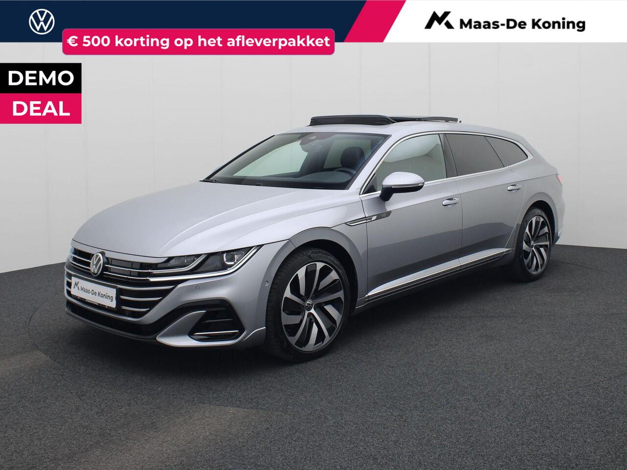 Volkswagen Arteon Shooting Brake 1.4 TSIeHybrid 160kW/218PK R-Line DSG · Panoramadak · Trekhaak · Camera · Apple/Android · Massagefunctie