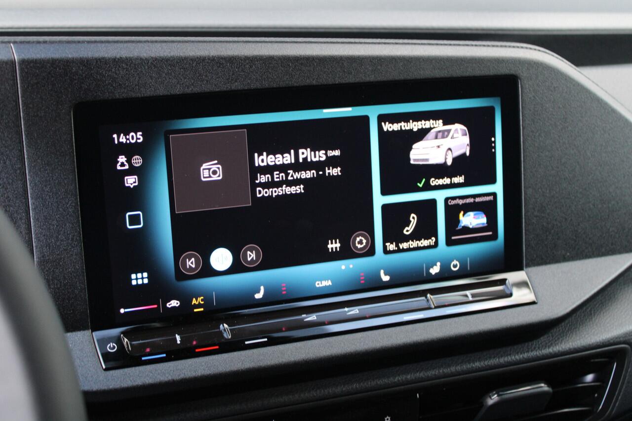 Volkswagen CADDY Cargo 2.0 TDI 122pk DSG7 - 2x Schuifdeur - Adaptive Cruise - Digital cockpit - LED koplampen - Stoelverwarming - Rijklaar