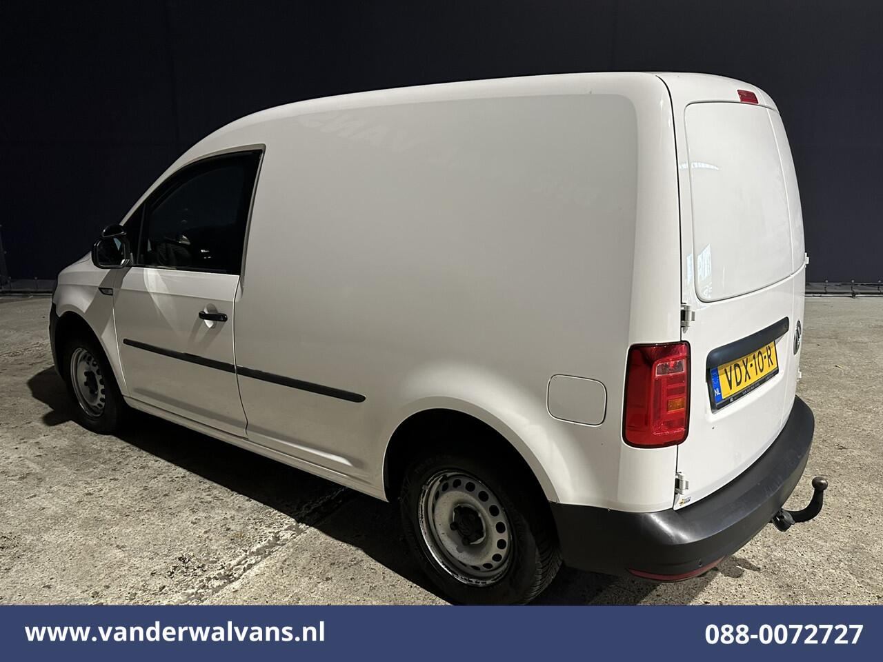 Volkswagen CADDY 2.0 TDI 102pk L1H1 Euro6 Airco | LED | Cruisecontrol | 1500kg Trekhaak Parkeersensoren, Zijdeur