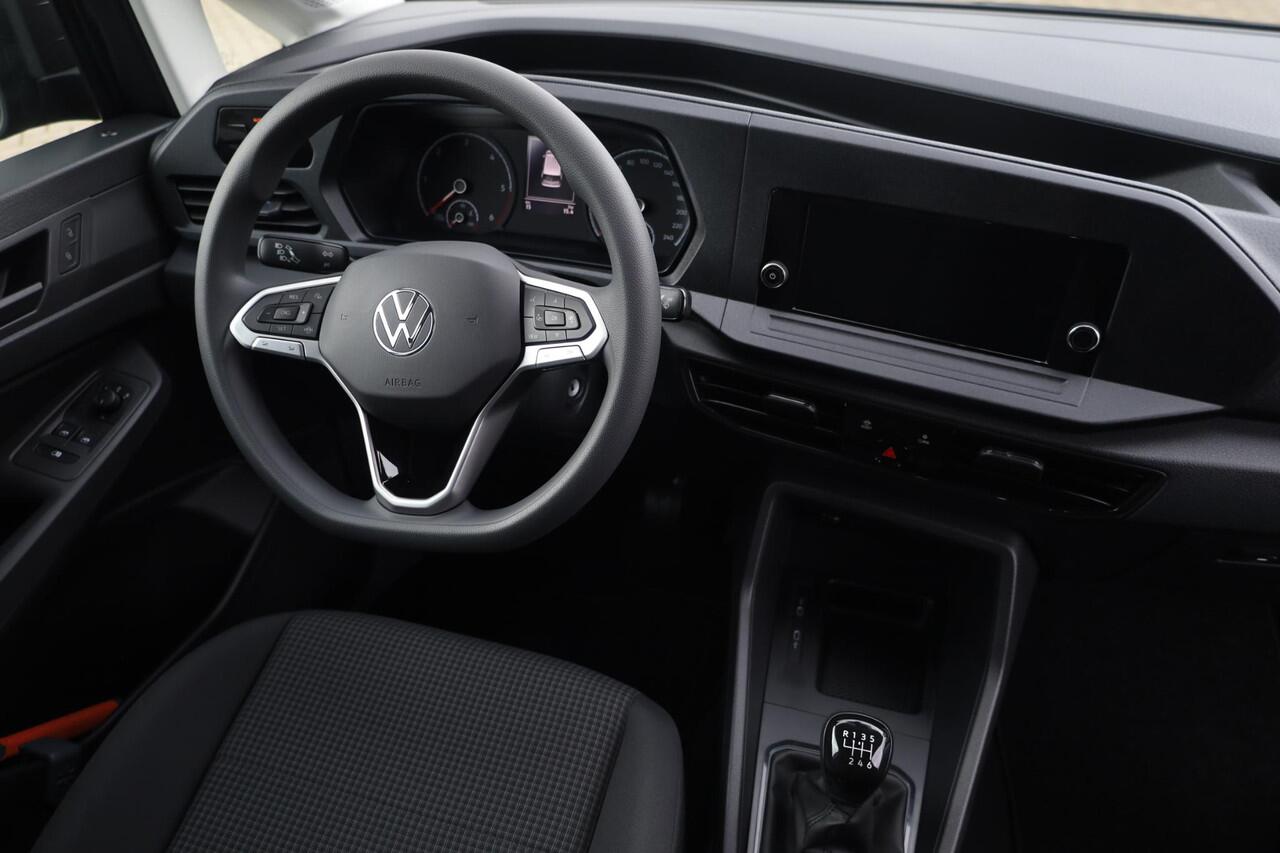 Volkswagen CADDY Cargo 2.0 TDI Comfort 75PK / 55kW, Parkeersensoren achter, Apple Carplay / Android Auto, voorbereidingspakket, elektrisch verstel- en verwarmbare spiegels, hemelbekleding met opbergvak en handgrepen, cruise control met snelheidsbegrenzer, licht & zicht pa