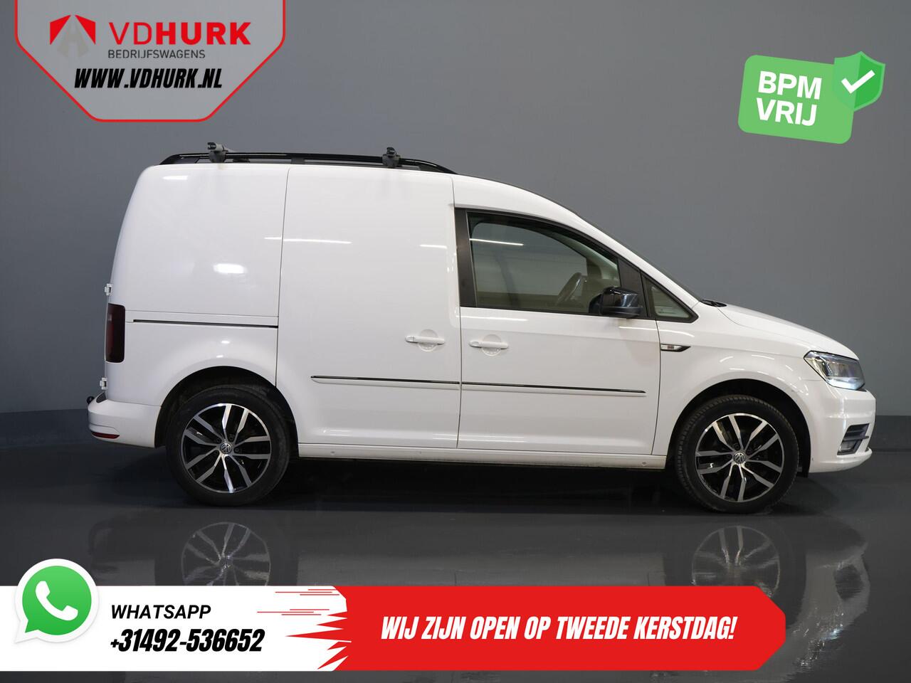 Volkswagen CADDY 2.0 TDI 100 pk DSG Aut. BPM VRIJ! Edition 35 Carplay/ Stoelverw./ Standkachel/ Cruise/ Airco/ PDC/ LMV/ Dakdragers/ Trekhaak/ Inrichting