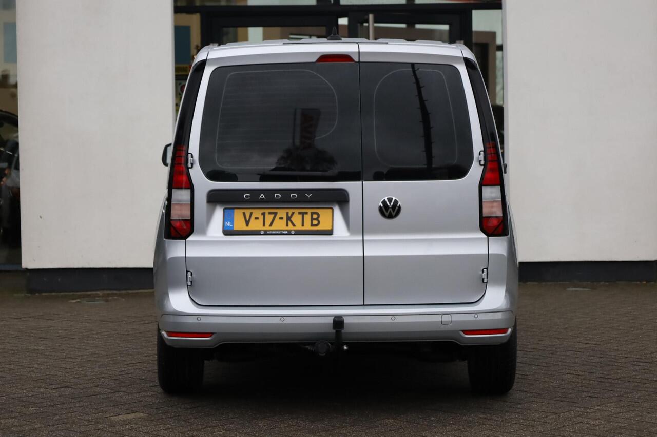 Volkswagen CADDY Cargo 2.0 TDI Style 102PK / 75kW, Draadloos Apple Carplay & Android Auto, cruise control, ErgoComfortstoelen bestuurder + bijrijder, DAB, airco, stuurwiel multifunctioneel, armleuning voorstoelen, elektrisch verstel- en verwarmbare spiegels, reservewiel