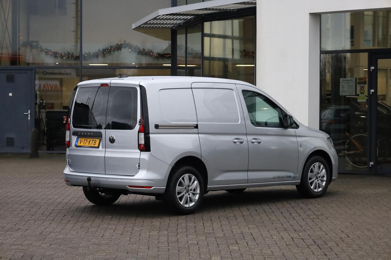 Volkswagen CADDY Cargo 2.0 TDI Style 102PK / 75kW, Draadloos Apple Carplay & Android Auto, cruise control, ErgoComfortstoelen bestuurder + bijrijder, DAB, airco, stuurwiel multifunctioneel, armleuning voorstoelen, elektrisch verstel- en verwarmbare spiegels, reservewiel