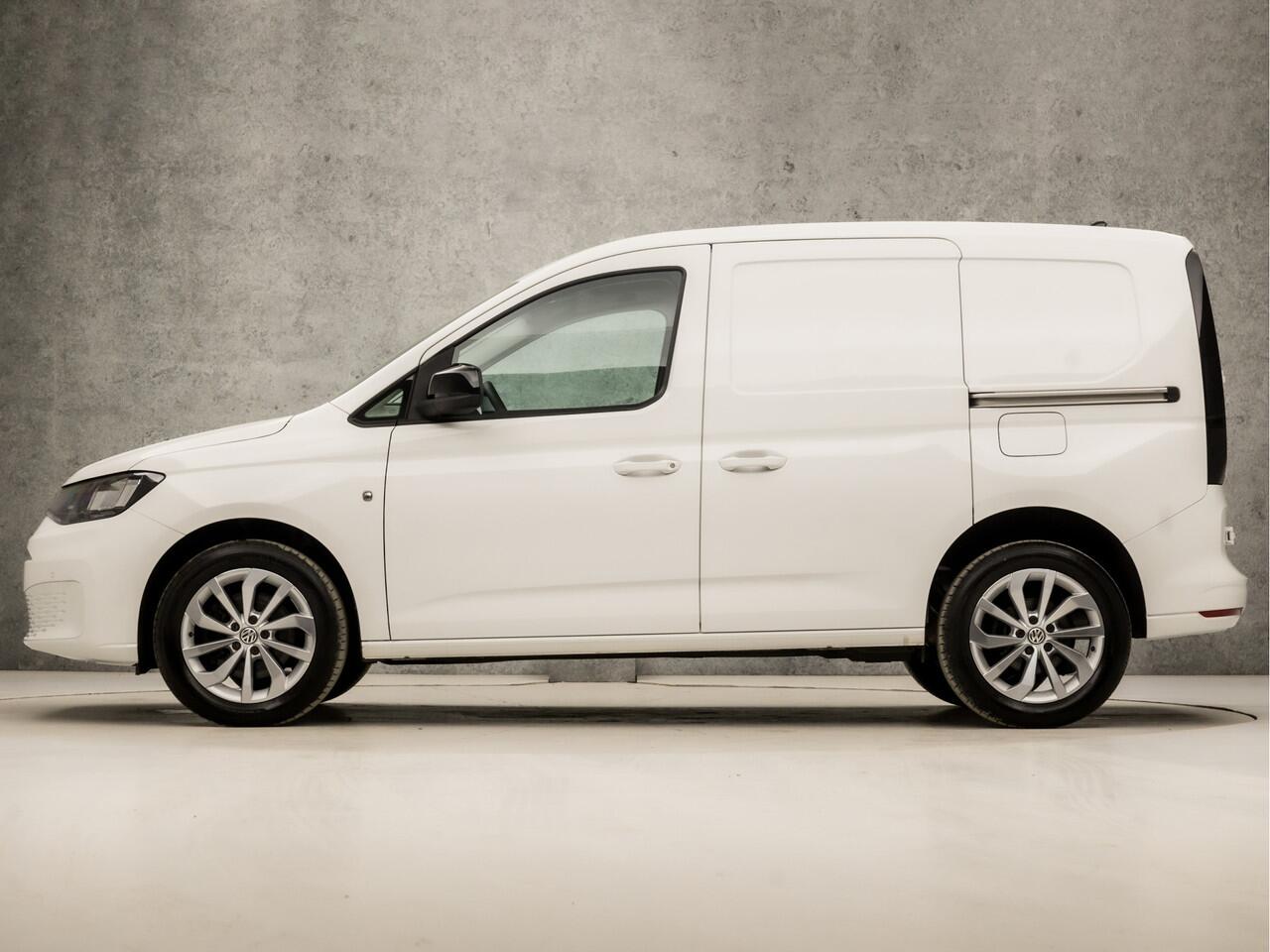 Volkswagen CADDY Cargo 1.5 TSI Exclusive (GRIJS KENTEKEN, BENZINE, DUBBELE SCHUIFDEUREN, SCHERM, PARKEERSENSOREN, BLUETOOTH, CLIMATE, NIEUWE APK, LM VELGEN, NIEUWSTAAT)