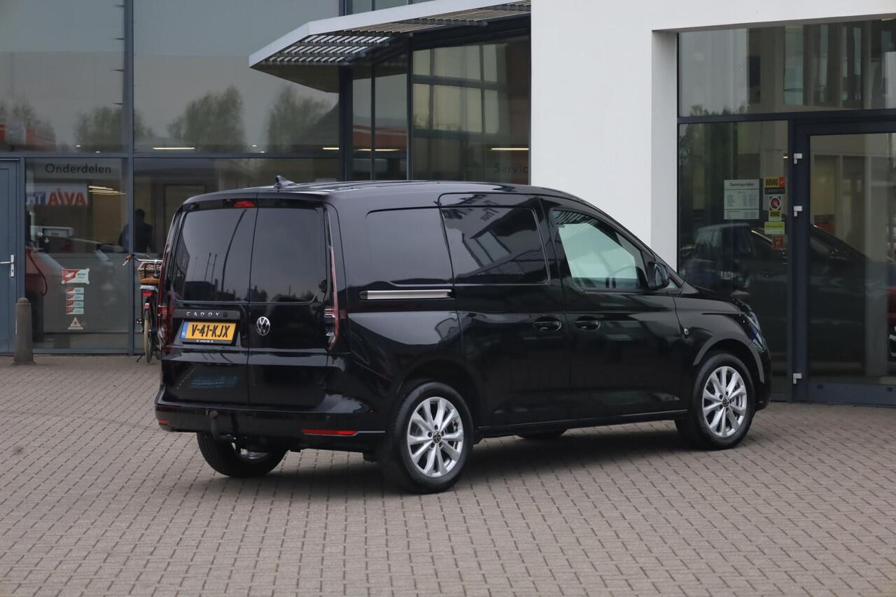 Volkswagen CADDY Cargo 2.0 TDI Style 122PK / 90kW DSG, BPM VRIJ, Achteruitrijcamera (rear view), parkeersensoren voor en achter (pdc), Apple Carplay / Android Auto, navigatie, DAB+, ErgoComfort bestuurdersstoel, elektrisch verstel-, verwarm- en inklapbare buitenspiegels (