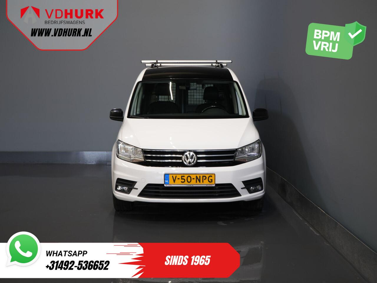 Volkswagen CADDY 2.0 TDI 100 pk DSG Aut. BPM VRIJ! Edition 35 Carplay/ Stoelverw./ Standkachel/ Cruise/ Airco/ PDC/ LMV/ Dakdragers/ Trekhaak/ Inrichting