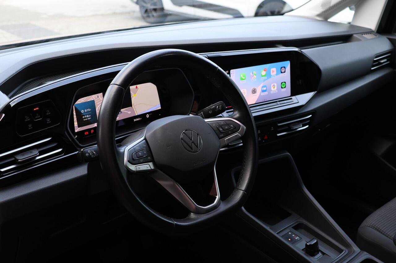 Volkswagen CADDY Cargo 2.0 TDI DSG | L+R Schuifdeur | ACC | Side Assist | Lane Assist | Virtual Cockpit | Camera | CarPlay | Stoelverwarming | LED Koplampen | Sidebars | DAB | Fabrieksgarantie | Facelift model | BPM Vrij