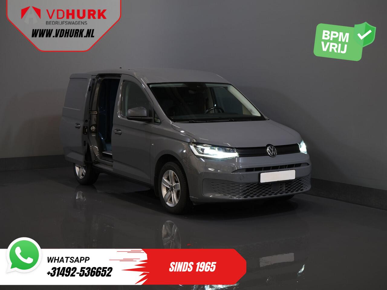 Volkswagen CADDY Cargo 2.0 TDI 125 pk BPM VRIJ! LED/ Carplay/ Stoelverw./ Cruise/ Airco/ Camera/ PDC/ LMV/ Trekhaak