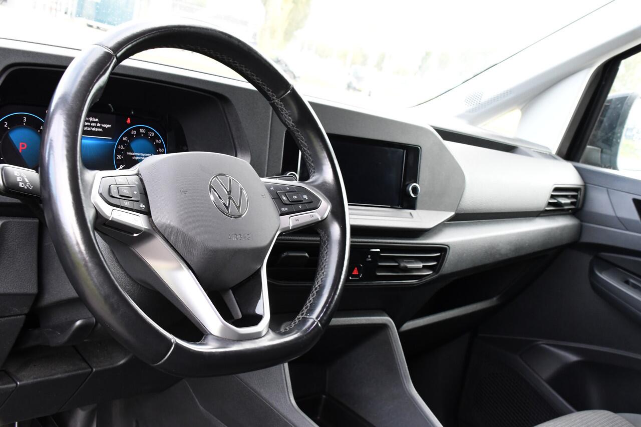 Volkswagen CADDY Cargo 2.0 TDI Black Edition Virtual, Camera, Stoelverwarming, 122pk, Automaat, LED, Trekhaak, Carplay, Uniek!