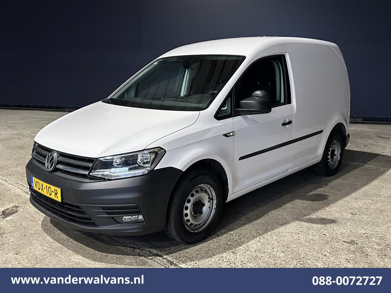 Volkswagen CADDY 2.0 TDI 102pk L1H1 Euro6 Airco | LED | Cruisecontrol | 1500kg Trekhaak Parkeersensoren, Zijdeur
